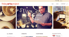 Desktop Screenshot of fridayartsproject.org